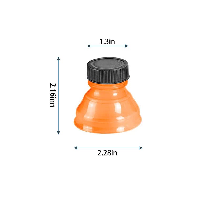 PPXMEEUDC 12 PCS Soda Can Lids Reusable Bottle Fizz Lid Caps Can Covers for Beer Carbonated Drinks and Other Canned Beverages (Colourful) - Image 2